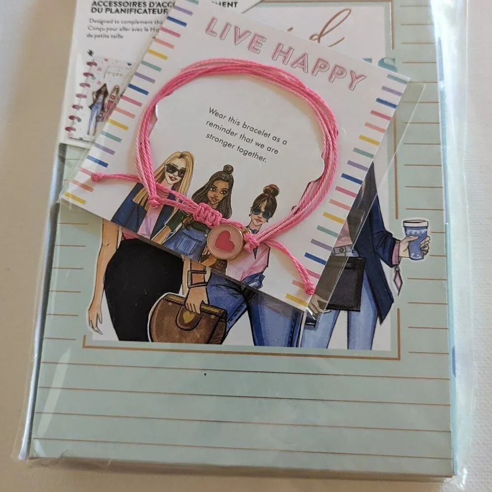 NWT Happy Planner Rong Rong 122 pc Mini Companion Accessories Stickers Bracelet